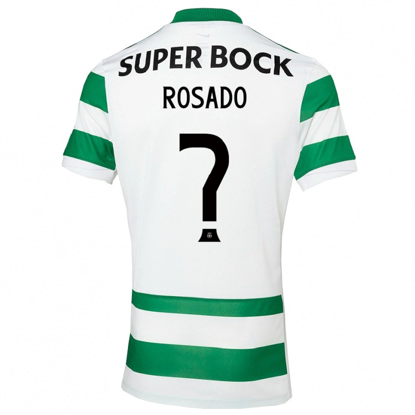 Danxen Criança Camisola Alexandre Rosado #0 Verde Branco Principal 2025/26 Camisa Brasil
