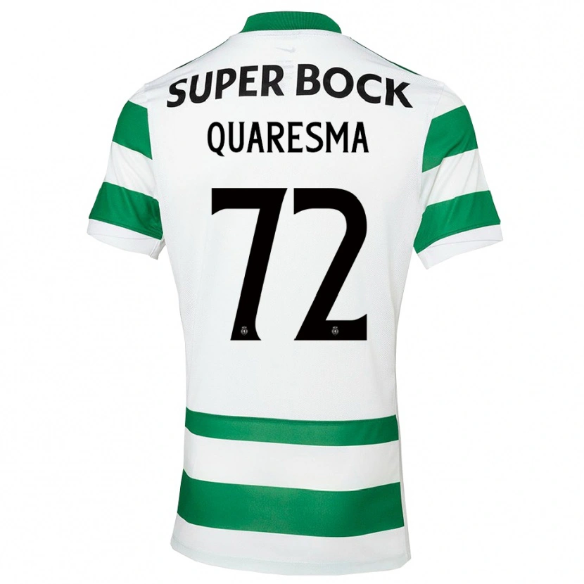 Danxen Criança Camisola Eduardo Quaresma #72 Verde Branco Principal 2025/26 Camisa Brasil