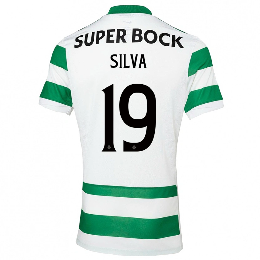 Danxen Criança Camisola Diana Silva #19 Verde Branco Principal 2025/26 Camisa Brasil
