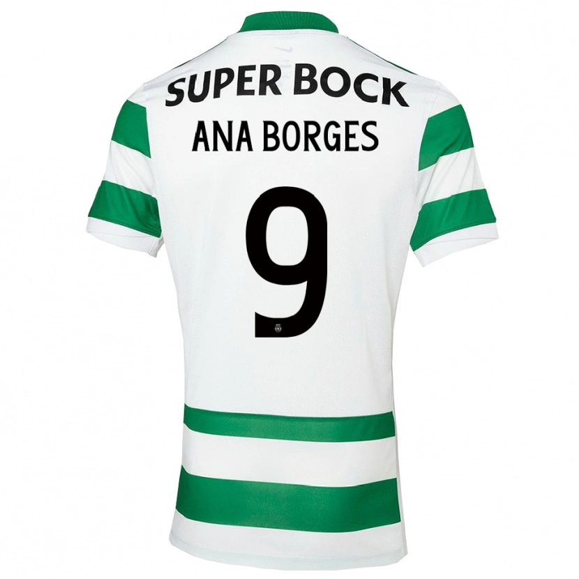Danxen Criança Camisola Ana Catarina Marques Borges #9 Verde Branco Principal 2025/26 Camisa Brasil