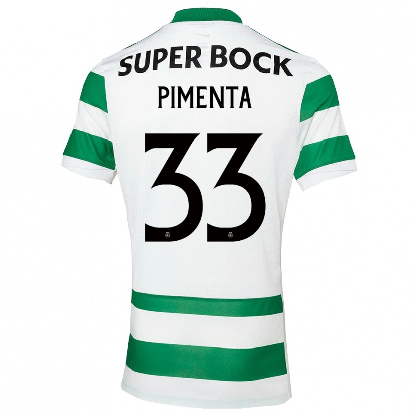 Danxen Criança Camisola Carolina Pimenta #33 Verde Branco Principal 2025/26 Camisa Brasil