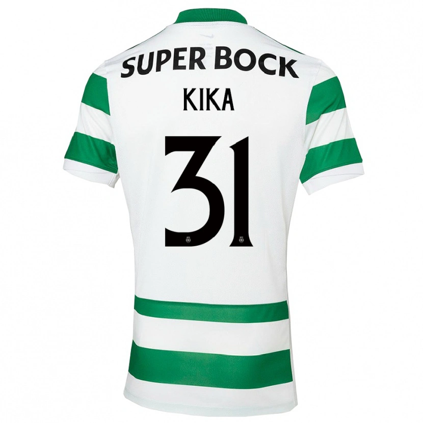 Danxen Criança Camisola Kika #31 Verde Branco Principal 2025/26 Camisa Brasil