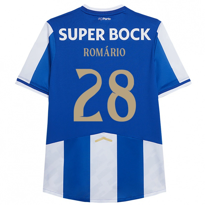 Danxen Criança Camisola Romário Baró #28 Azul Branco Principal 2025/26 Camisa Brasil