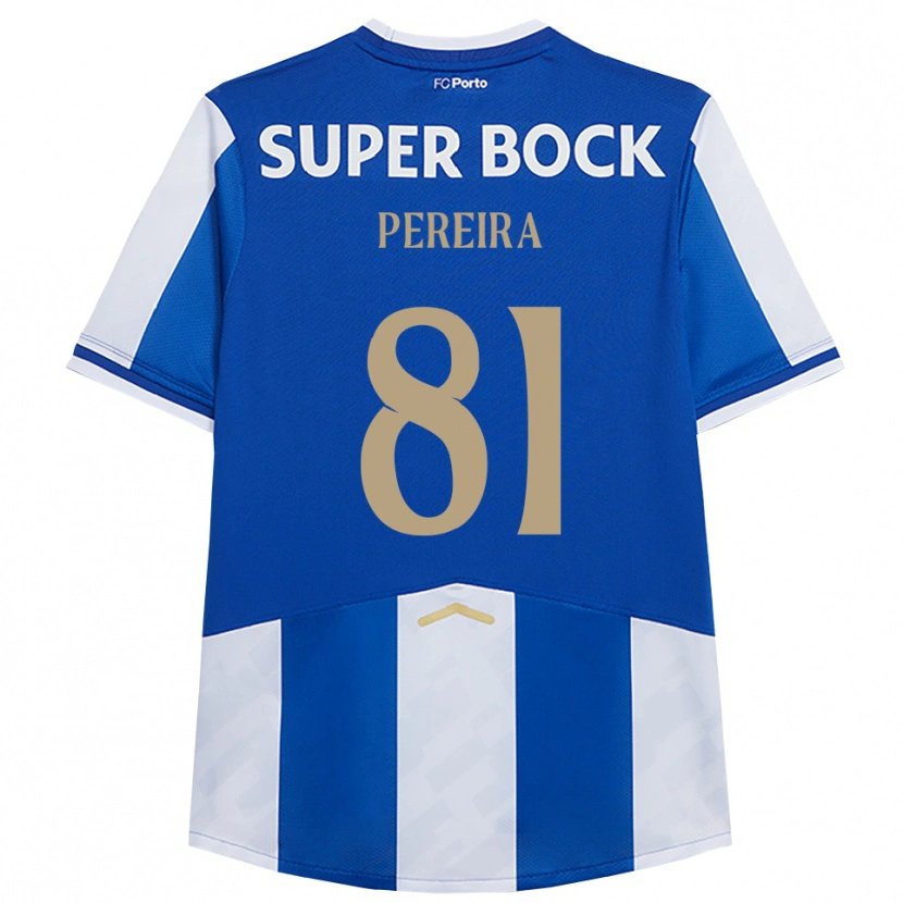 Danxen Criança Camisola Martim Pereira #81 Azul Branco Principal 2025/26 Camisa Brasil