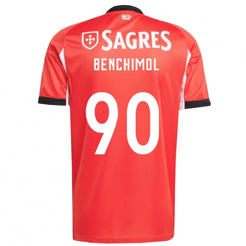 Danxen Criança Camisola Benchimol #90 Vermelho Branco Principal 2025/26 Camisa Brasil
