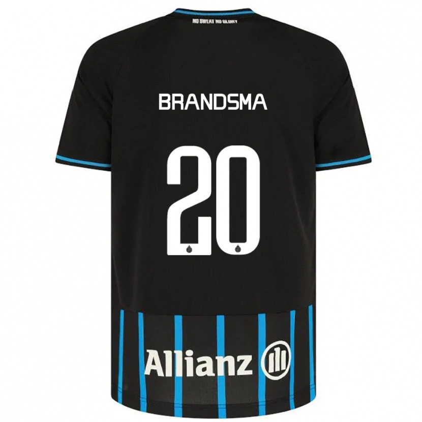 Danxen Criança Camisola Ilke Brandsma #20 Preto Azul Principal 2025/26 Camisa Brasil