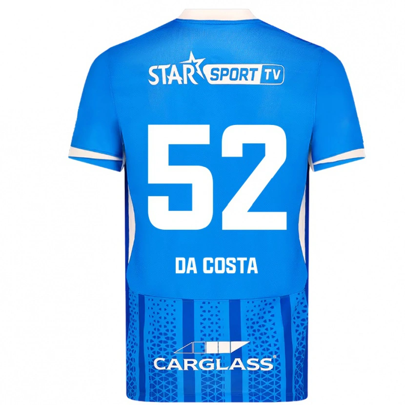 Danxen Criança Camisola Wilson Da Costa #52 Azul Branco Principal 2025/26 Camisa Brasil