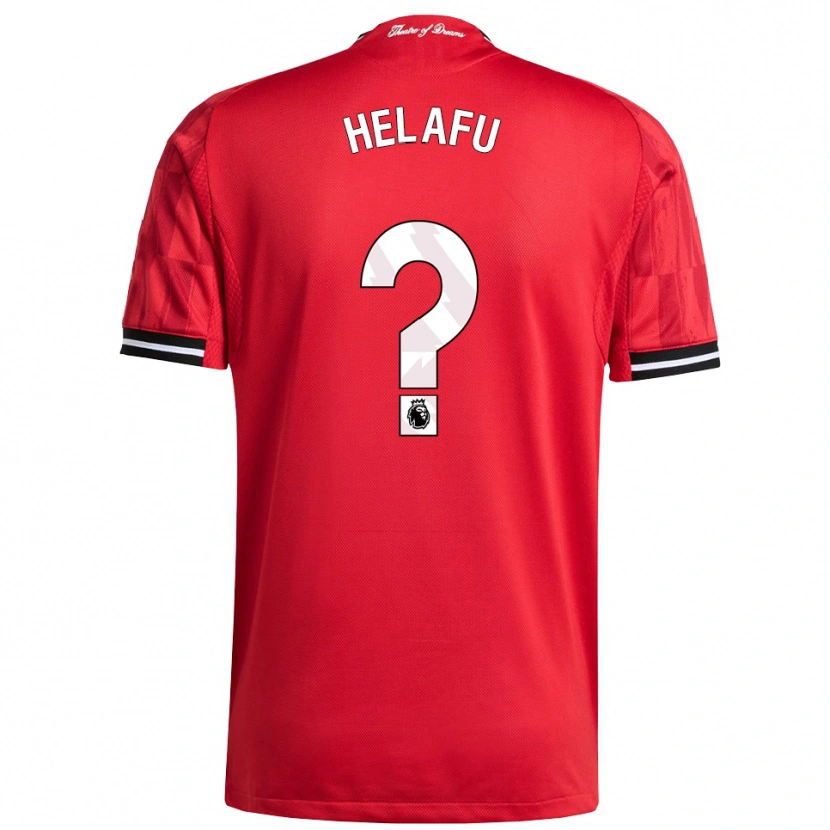 Danxen Criança Camisola Yuel Helafu #0 Vermelho Preto Branco Principal 2025/26 Camisa Brasil