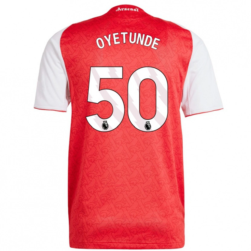 Danxen Criança Camisola Daniel Oyetunde #50 Vermelho Branco Principal 2025/26 Camisa Brasil