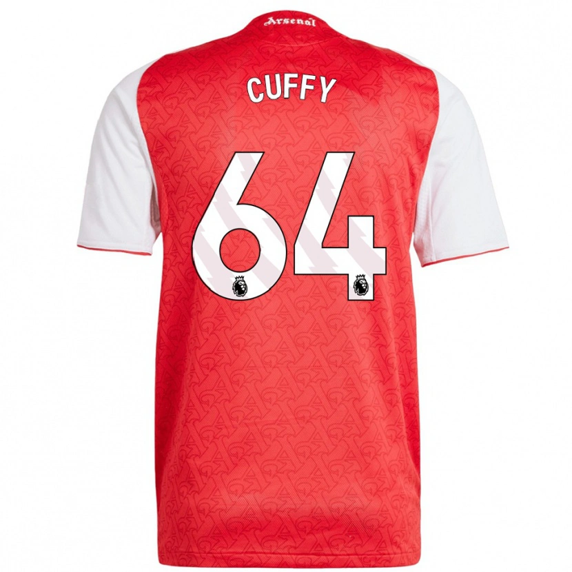 Danxen Criança Camisola Brooke Norton Cuffy #64 Vermelho Branco Principal 2025/26 Camisa Brasil