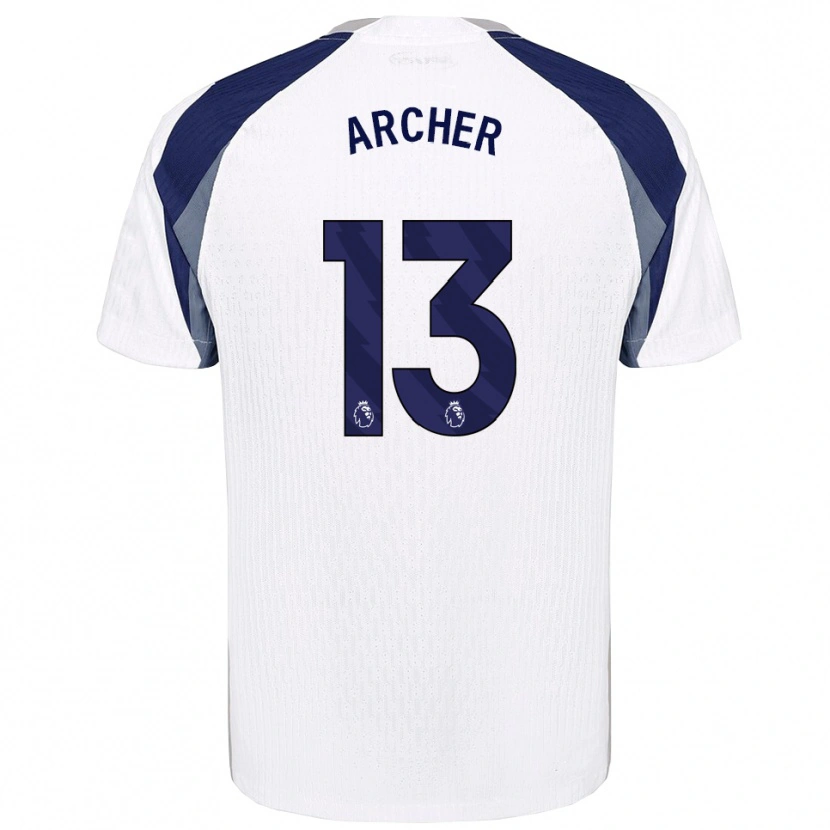 Danxen Criança Camisola Samual Archer #13 Branco Marinho Principal 2025/26 Camisa Brasil