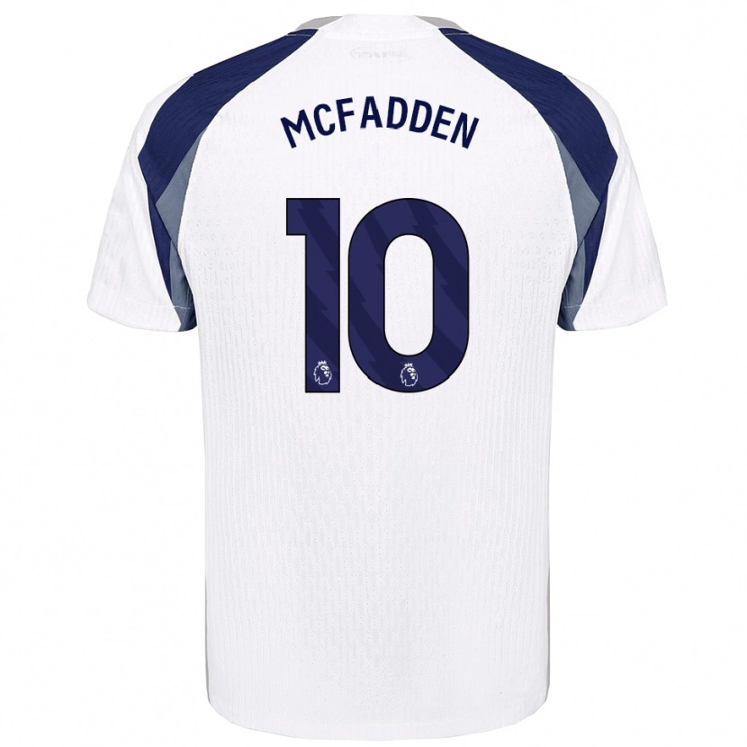 Danxen Criança Camisola Max Mcfadden #10 Branco Marinho Principal 2025/26 Camisa Brasil