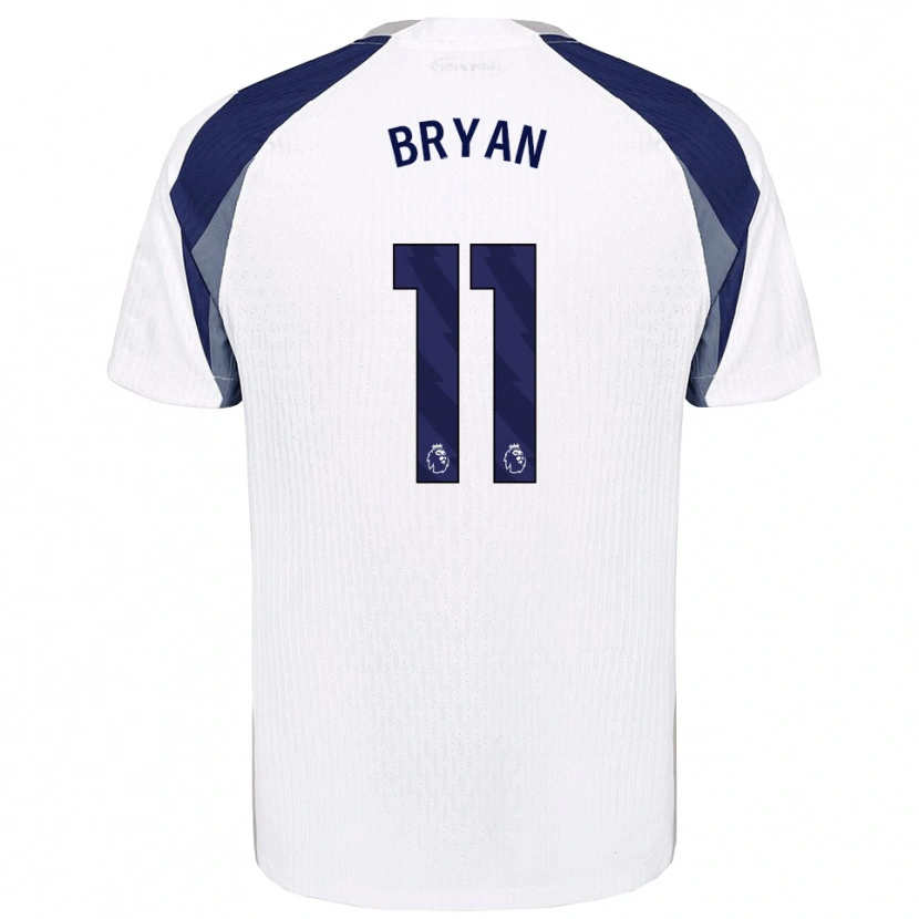 Danxen Criança Camisola Bryan Gil #11 Branco Marinho Principal 2025/26 Camisa Brasil