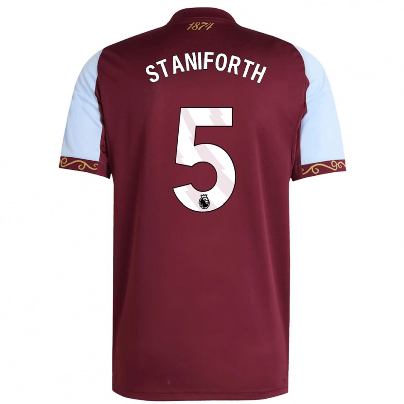 Danxen Criança Camisola Lucy Staniforth #5 Borgonha Azul Celeste Principal 2025/26 Camisa Brasil