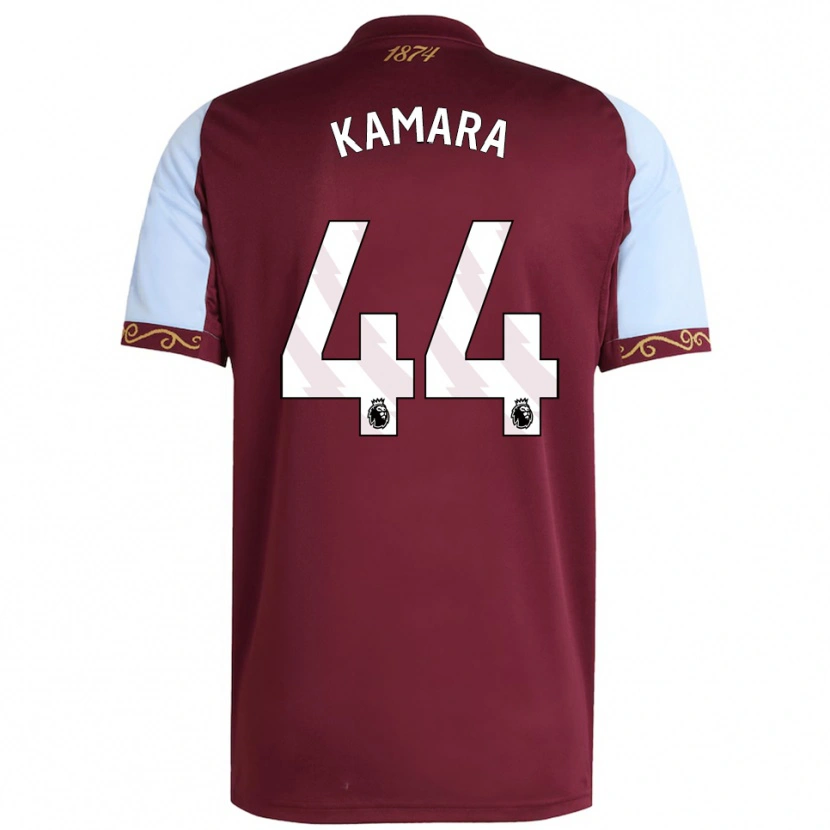 Danxen Criança Camisola Boubacar Kamara #44 Borgonha Azul Celeste Principal 2025/26 Camisa Brasil