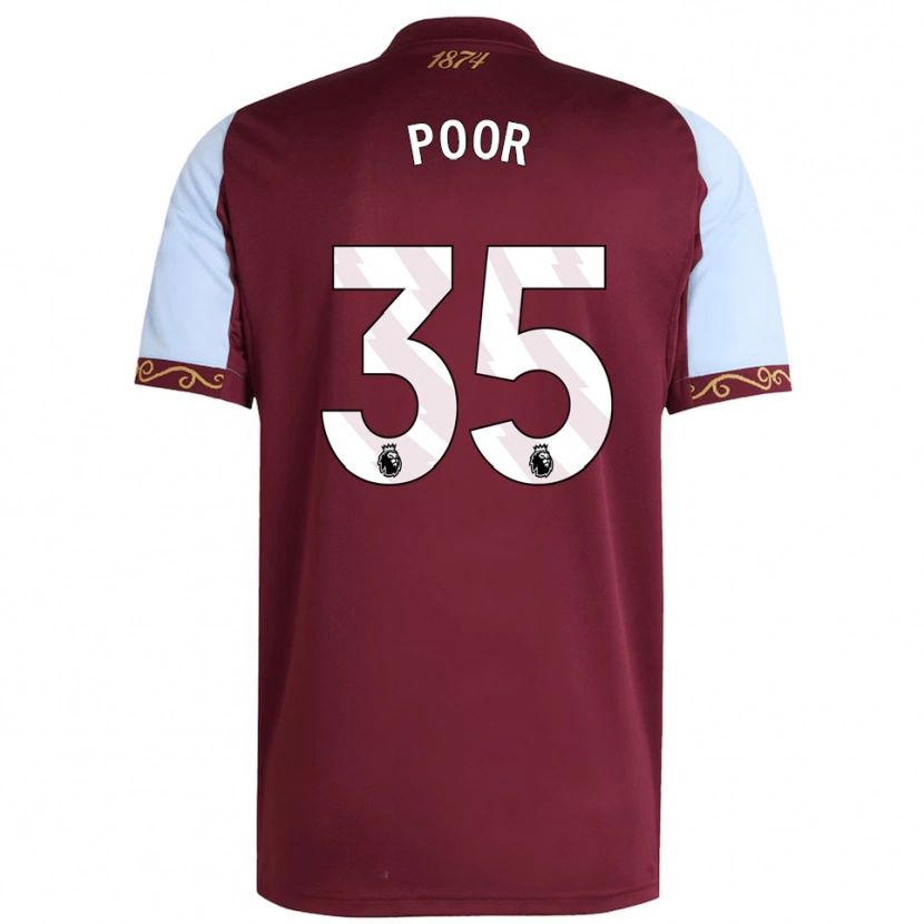 Danxen Criança Camisola Sophia Poor #35 Borgonha Azul Celeste Principal 2025/26 Camisa Brasil