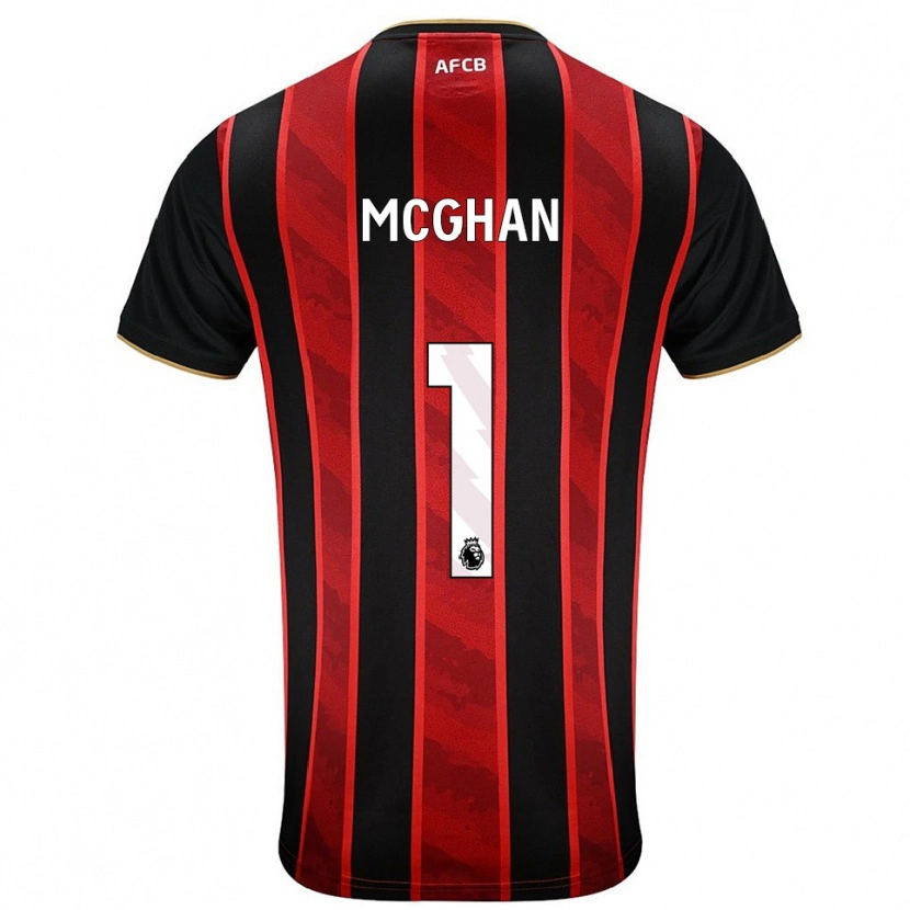 Danxen Criança Camisola Hayden Mcghan #1 Vermelho Preto Principal 2025/26 Camisa Brasil