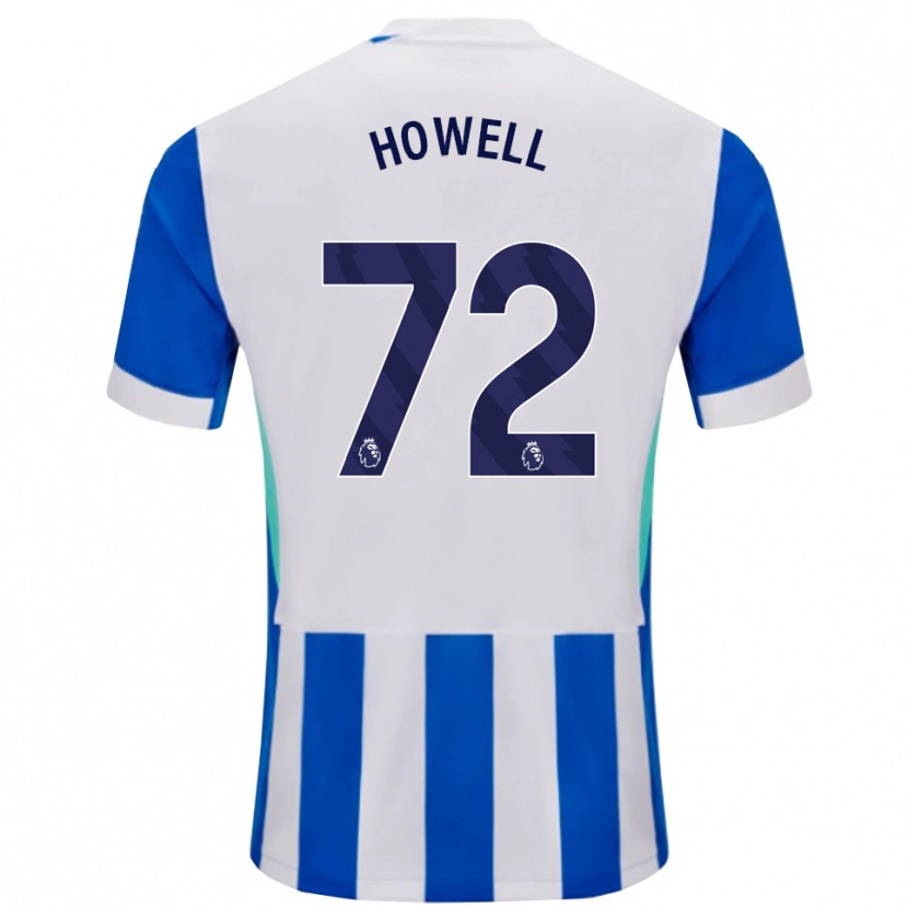 Danxen Criança Camisola Harry Howell #72 Azul Branco Principal 2025/26 Camisa Brasil