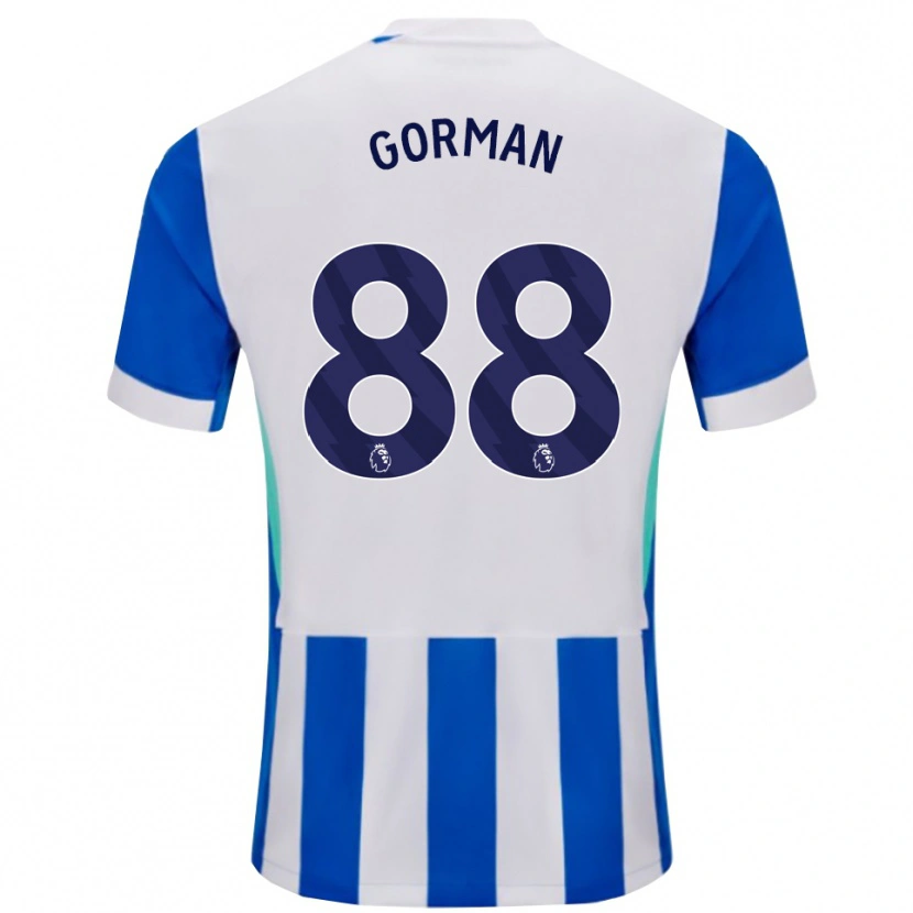 Danxen Criança Camisola Ronnie Gorman #88 Azul Branco Principal 2025/26 Camisa Brasil