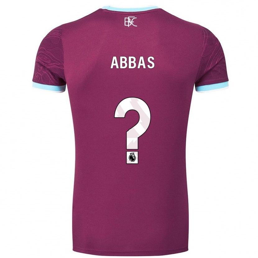 Danxen Criança Camisola Adam Abbas #0 Borgonha Azul Celeste Principal 2025/26 Camisa Brasil
