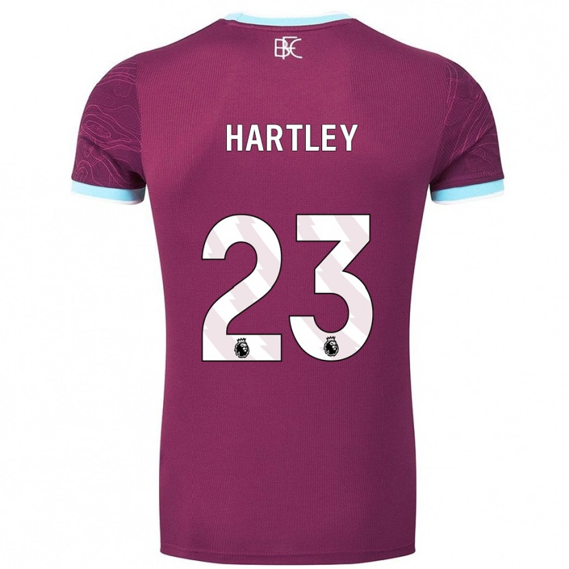 Danxen Criança Camisola Naomi Hartley #23 Borgonha Azul Celeste Principal 2025/26 Camisa Brasil