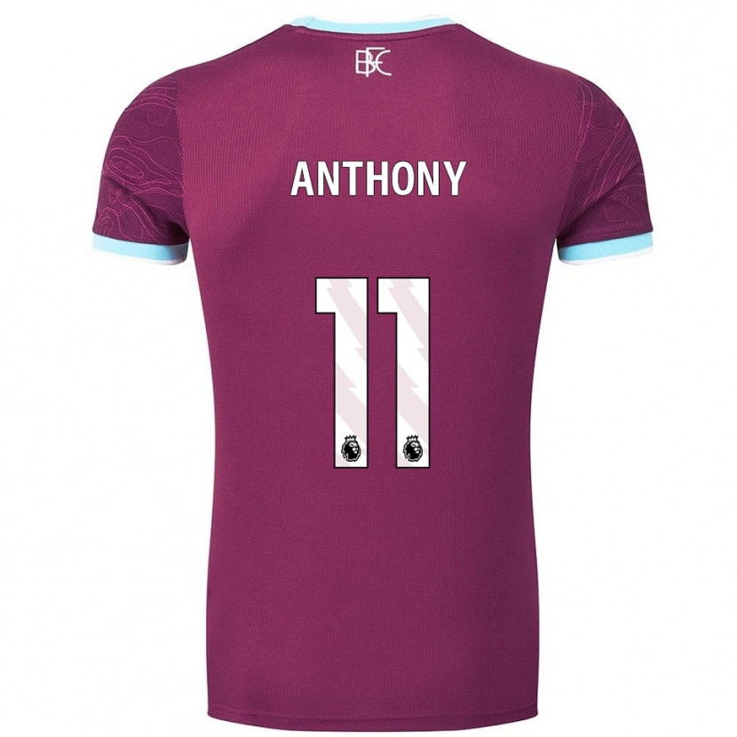 Danxen Criança Camisola Jaidon Anthony #11 Borgonha Azul Celeste Principal 2025/26 Camisa Brasil