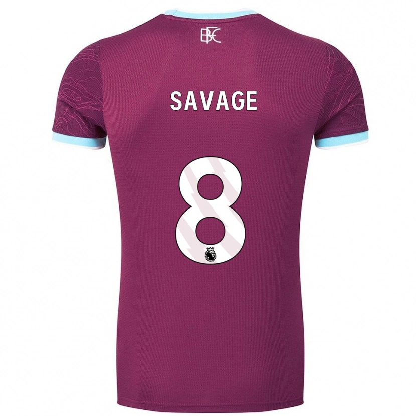 Danxen Criança Camisola Troy Savage #8 Borgonha Azul Celeste Principal 2025/26 Camisa Brasil