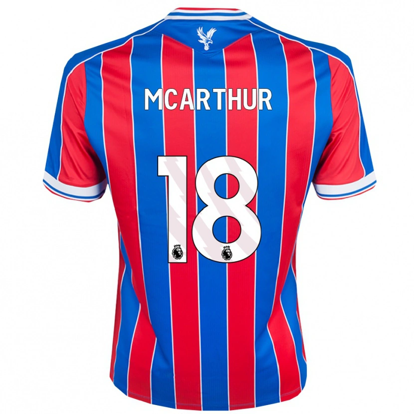 Danxen Criança Camisola James Mcarthur #18 Azul Vermelho Branco Principal 2025/26 Camisa Brasil