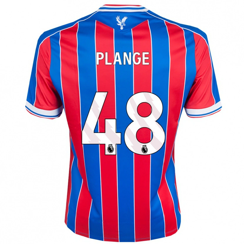 Danxen Criança Camisola Luke Plange #48 Azul Vermelho Branco Principal 2025/26 Camisa Brasil