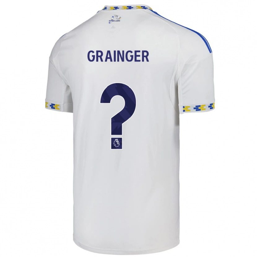 Danxen Criança Camisola Owen Grainger #0 Branco Azul Principal 2025/26 Camisa Brasil