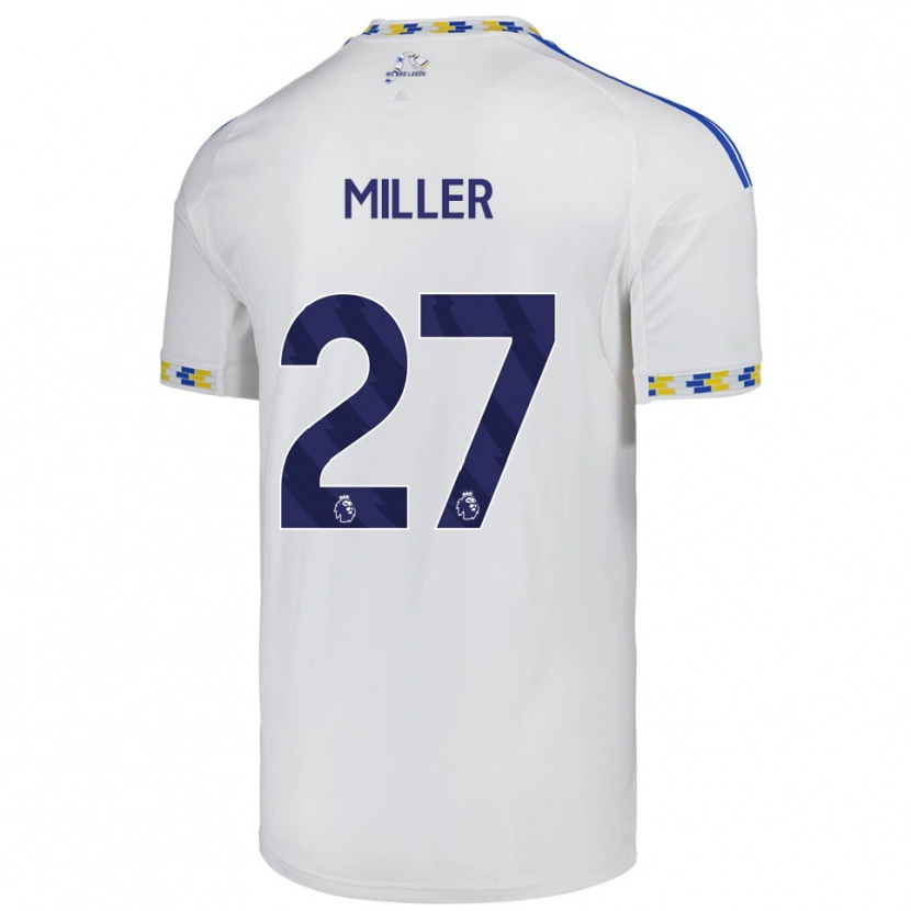 Danxen Criança Camisola Amari Miller #27 Branco Azul Principal 2025/26 Camisa Brasil