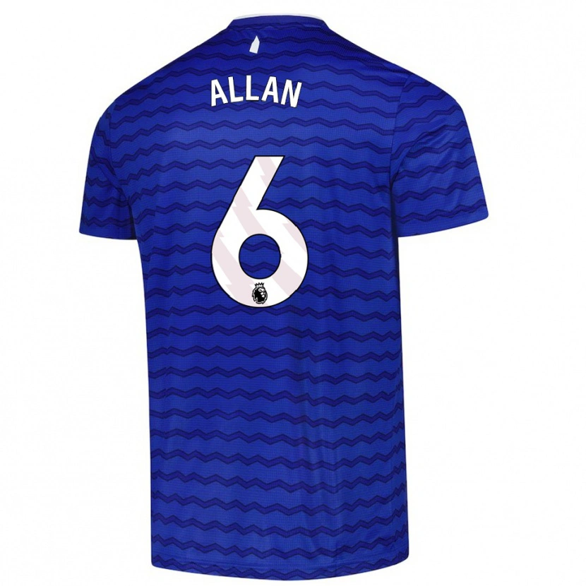 Danxen Criança Camisola Allan #6 Azul Marinho Principal 2025/26 Camisa Brasil