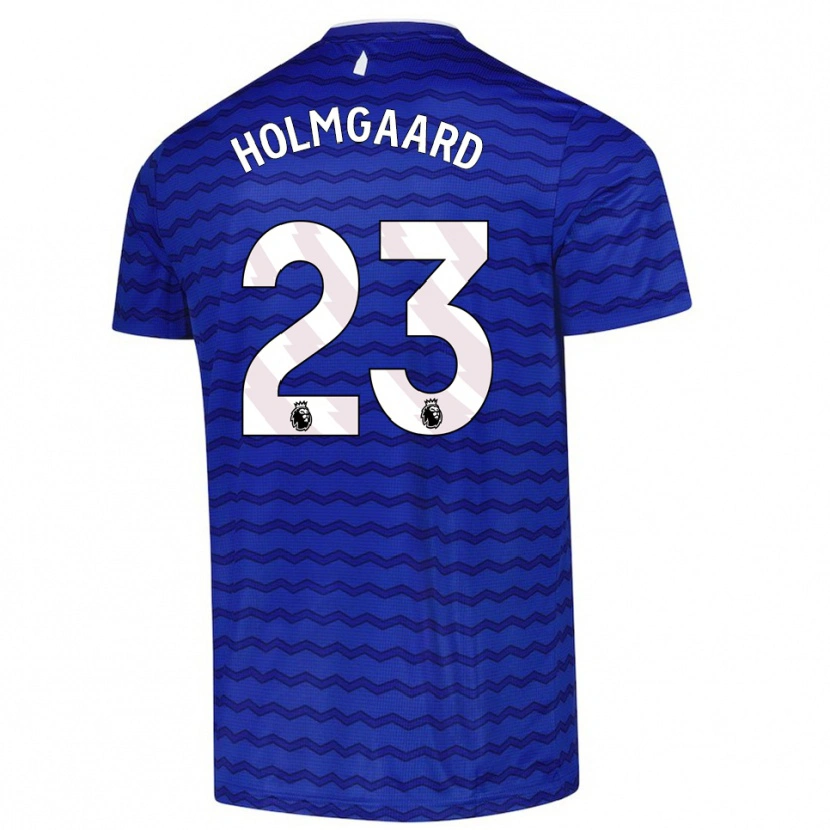 Danxen Criança Camisola Sara Holmgaard #23 Azul Marinho Principal 2025/26 Camisa Brasil