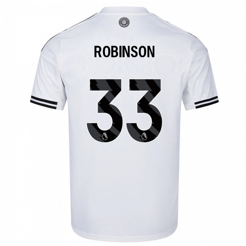 Danxen Criança Camisola Antonee Robinson #33 Branco Preto Principal 2025/26 Camisa Brasil