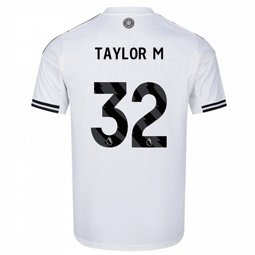 Danxen Criança Camisola Belle Taylor-M #32 Branco Preto Principal 2025/26 Camisa Brasil
