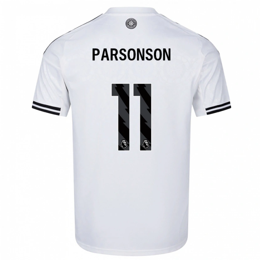 Danxen Criança Camisola Madi Parsonson #11 Branco Preto Principal 2025/26 Camisa Brasil