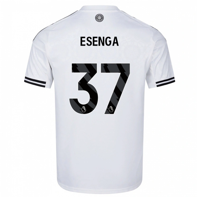 Danxen Criança Camisola Jonathan Esenga #37 Branco Preto Principal 2025/26 Camisa Brasil
