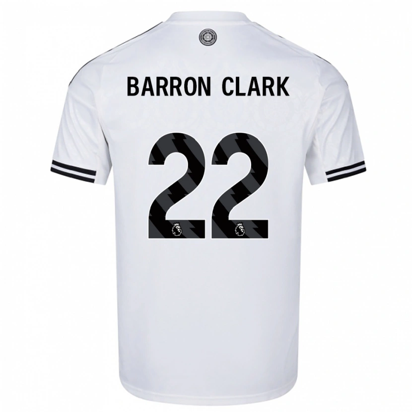 Danxen Criança Camisola Betty Barron-Clark #22 Branco Preto Principal 2025/26 Camisa Brasil