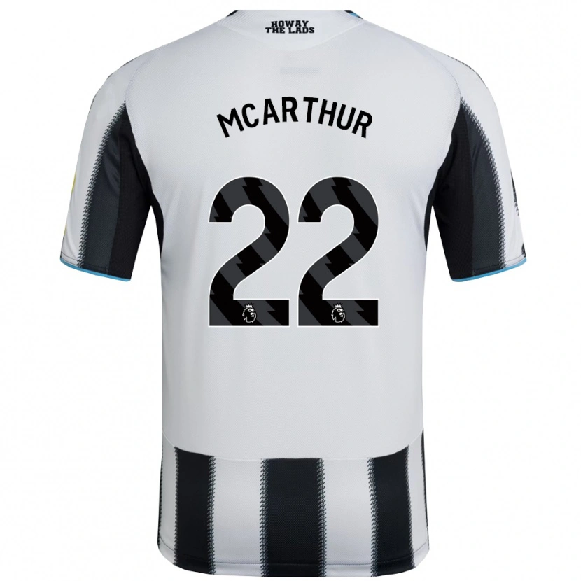 Danxen Criança Camisola Charlie Mcarthur #22 Preto Branco Principal 2025/26 Camisa Brasil