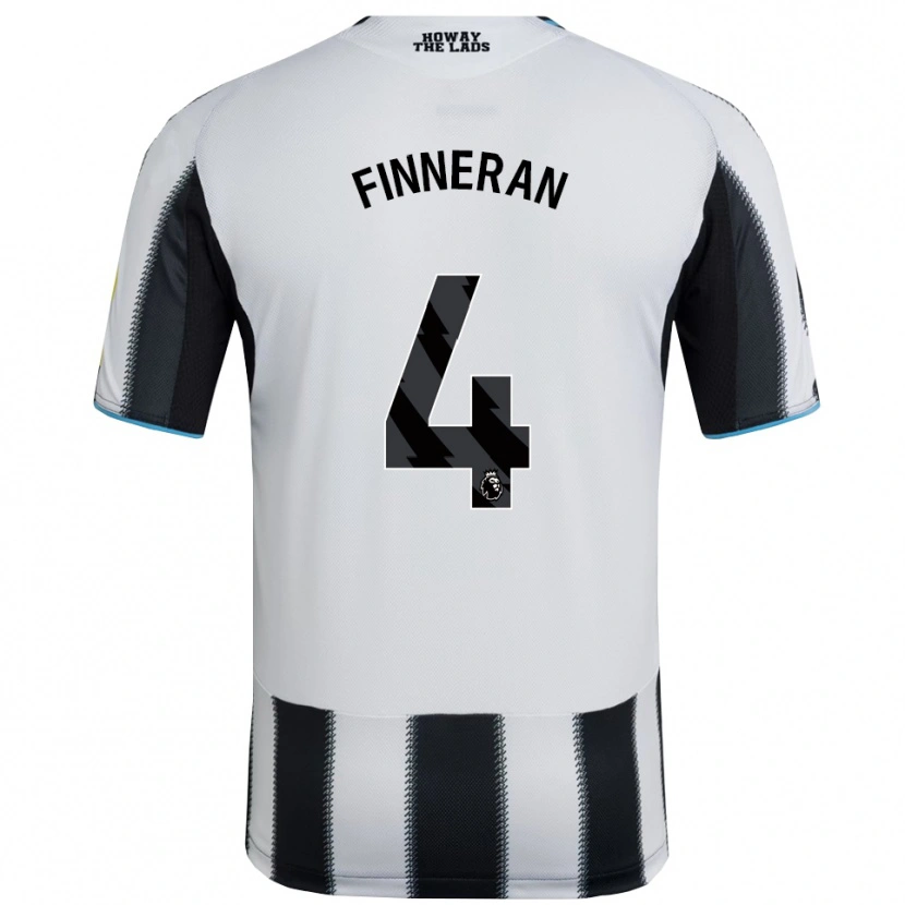 Danxen Criança Camisola Rory Finneran #4 Preto Branco Principal 2025/26 Camisa Brasil