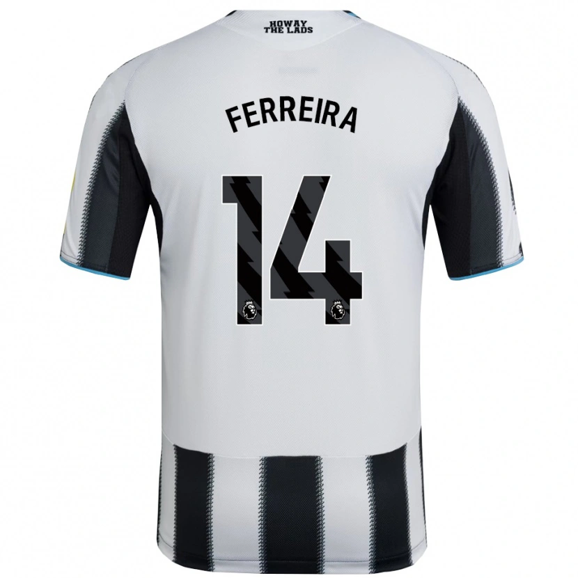 Danxen Criança Camisola Matheos Ferreira #14 Preto Branco Principal 2025/26 Camisa Brasil