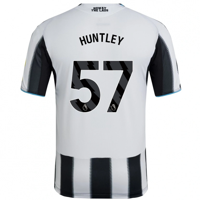 Danxen Criança Camisola James Huntley #57 Preto Branco Principal 2025/26 Camisa Brasil