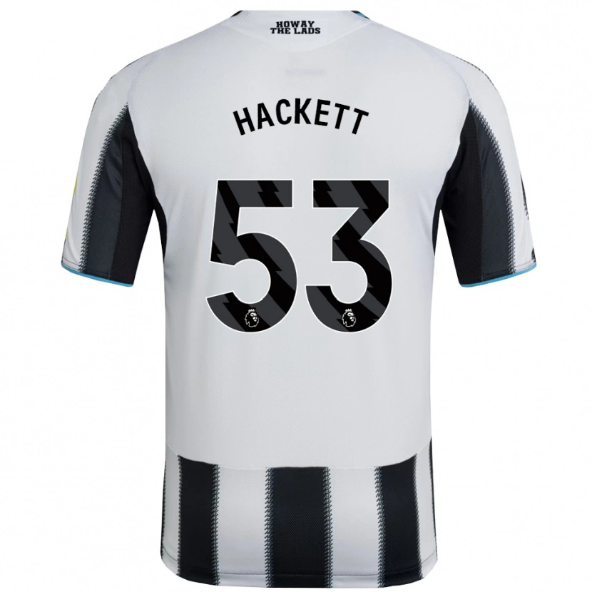 Danxen Criança Camisola Jordan Hackett #53 Preto Branco Principal 2025/26 Camisa Brasil