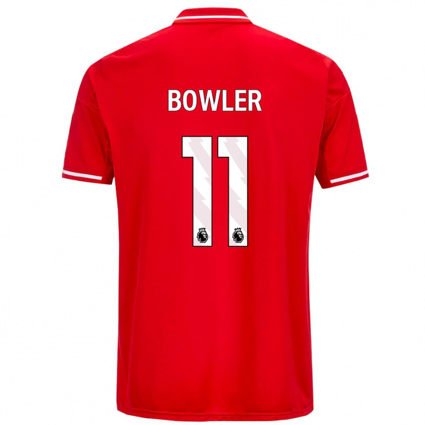 Danxen Criança Camisola Josh Bowler #11 Vermelho Branco Principal 2025/26 Camisa Brasil