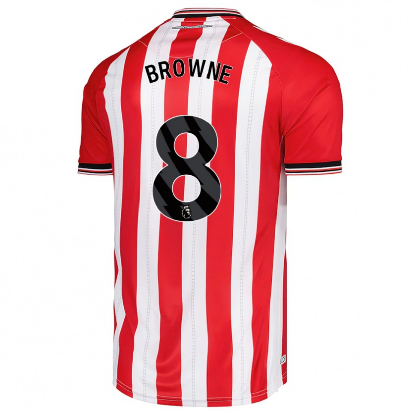 Danxen Criança Camisola Alan Browne #8 Vermelho Branco Principal 2025/26 Camisa Brasil
