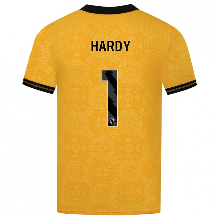 Danxen Criança Camisola George Hardy #1 Amarelo Preto Principal 2025/26 Camisa Brasil