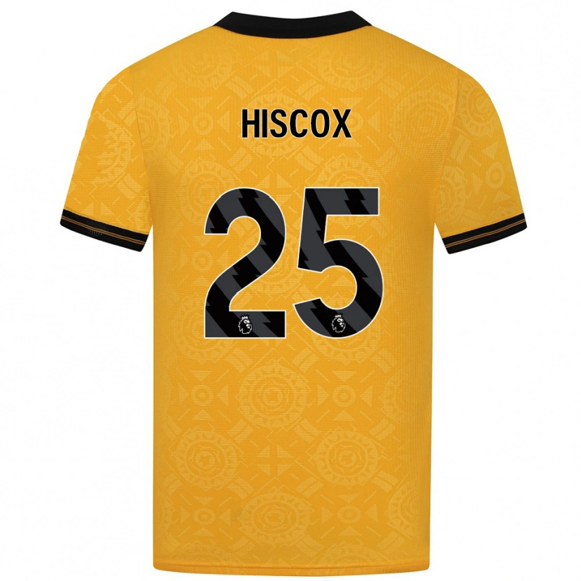 Danxen Criança Camisola Amelia Hiscox #25 Amarelo Preto Principal 2025/26 Camisa Brasil