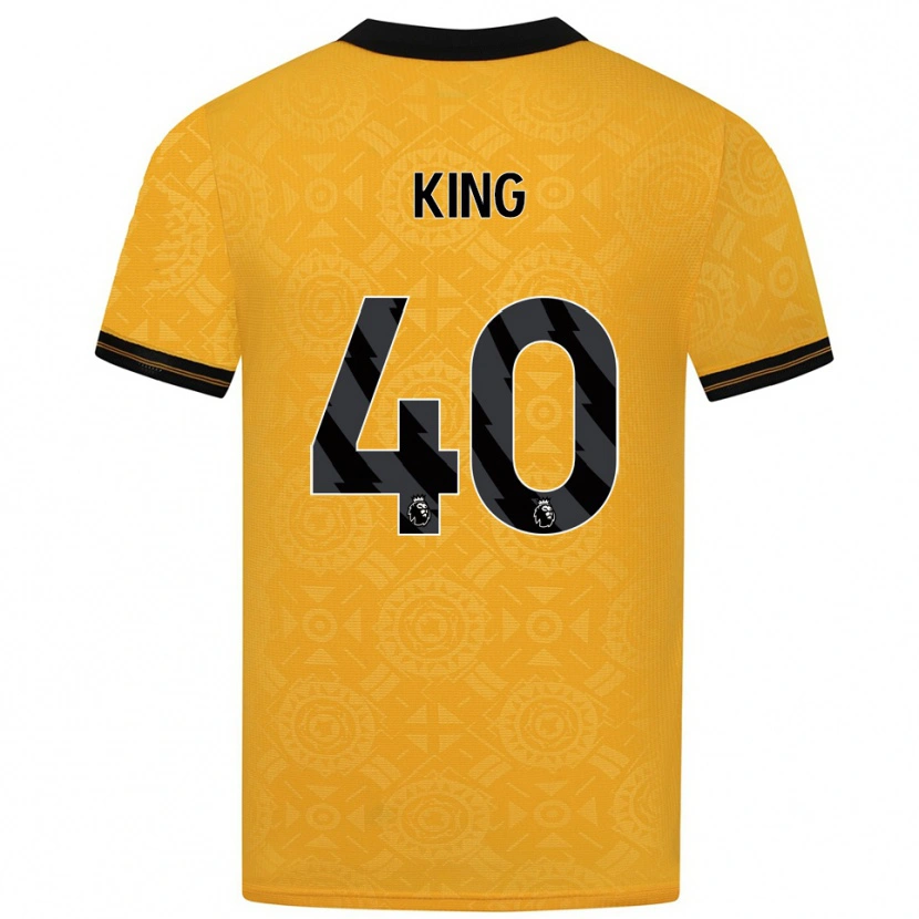 Danxen Criança Camisola Tom King #40 Amarelo Preto Principal 2025/26 Camisa Brasil