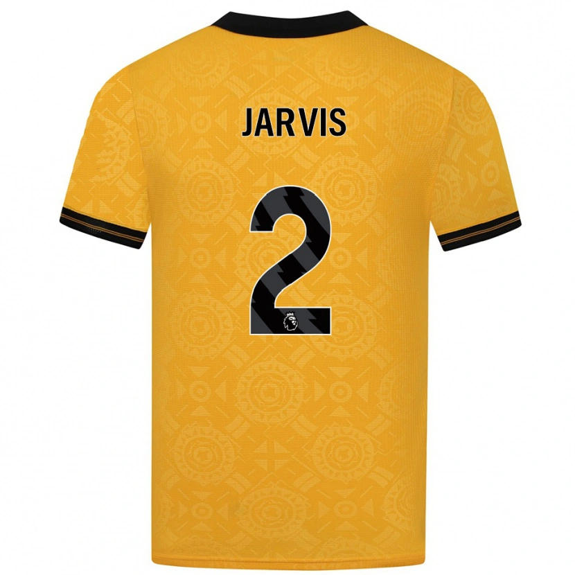 Danxen Criança Camisola Ryan Jarvis #2 Amarelo Preto Principal 2025/26 Camisa Brasil