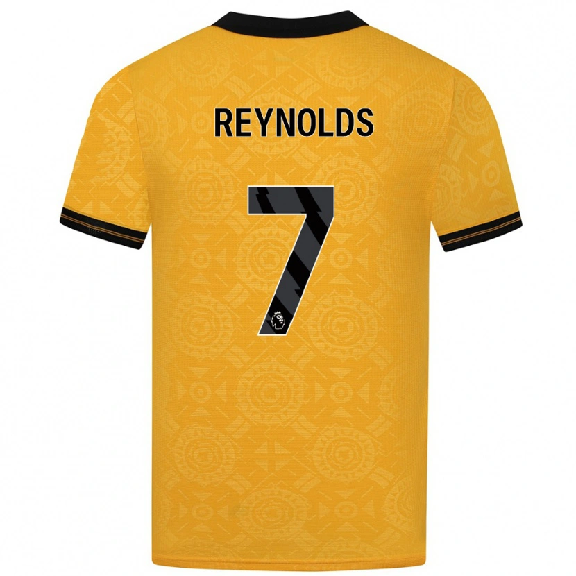 Danxen Criança Camisola Fabian Reynolds #7 Amarelo Preto Principal 2025/26 Camisa Brasil